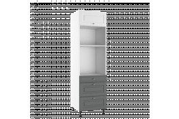 Высокий кухонный шкаф TSZPM 60 BELLA GRAPHITE SUPER MAT